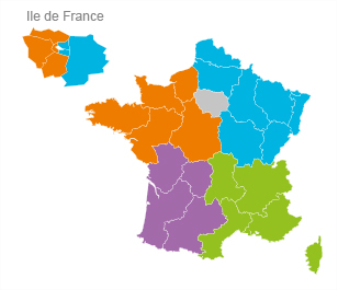 Carte contacts regionaux